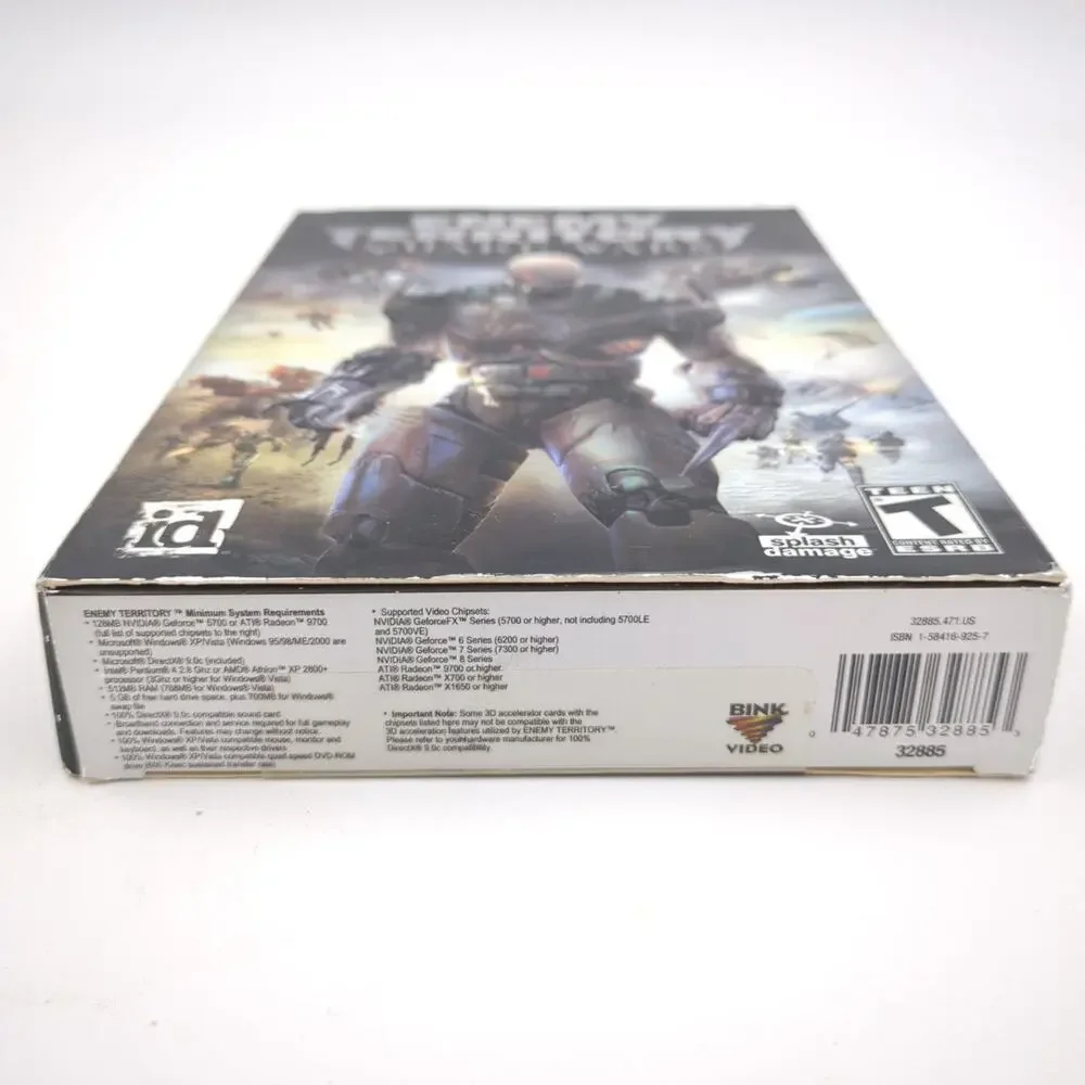 Enemy Territory Quake Wars PC Video Game FPS Multiplayer Action Shooter